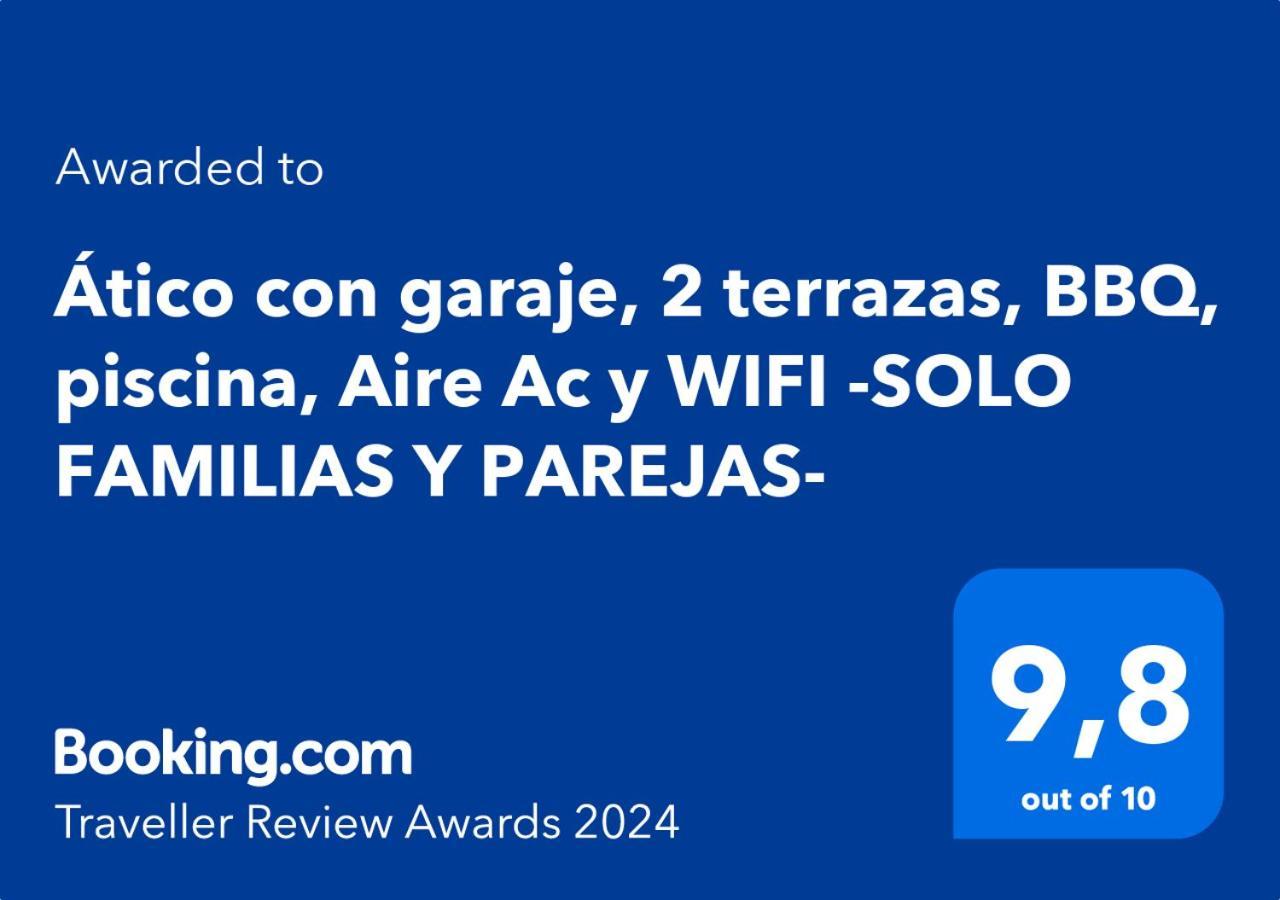 Apartamento Superior con piscina, parking, terraza, Aire Ac y Wifi -Solo familias o parejas- Conil De La Frontera Exterior foto